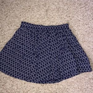 Blue Designed Skirt
